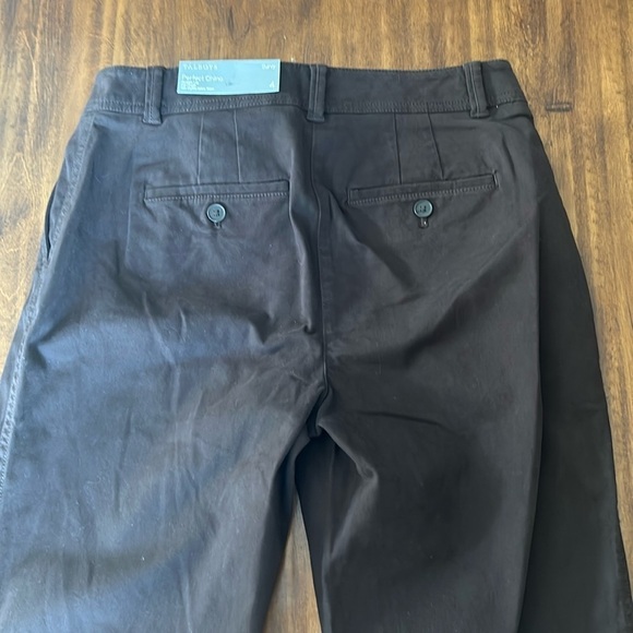 Talbots Curvy Perfect Chino Pants Size 4 Brown - Picture 4 of 5